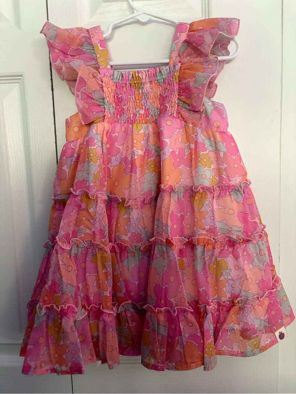 EUC LIKE NEW CHEEKY PLUM shimmer Brielle 3T dress